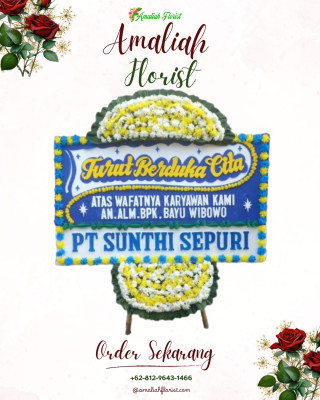Papan Bunga Duka di Pangkalan Banteng